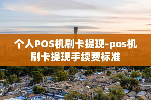 重庆个人POS机刷卡提现-pos机刷卡提现手续费标准-第1张图片-点点富足