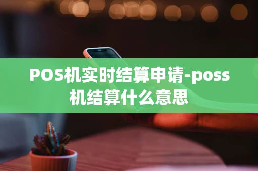 重庆POS机实时结算申请-poss机结算什么意思-第1张图片-点点富足