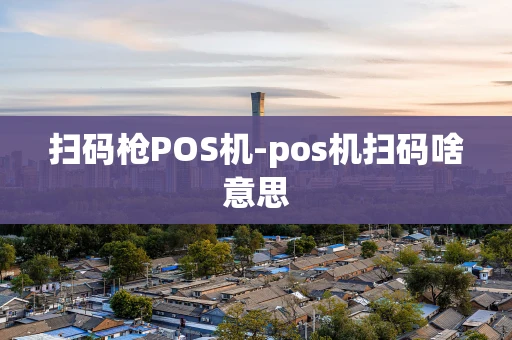 重庆扫码枪POS机-pos机扫码啥意思-第1张图片-点点富足