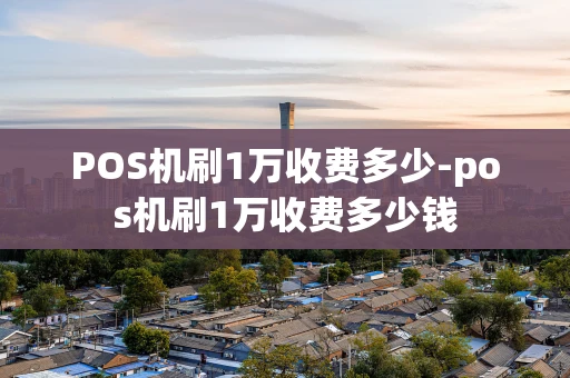 重庆POS机刷1万收费多少-pos机刷1万收费多少钱-第1张图片-点点富足 重庆POS机刷1万收费多少-pos机刷1万收费多少钱-第1张图片-点点富足