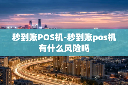 重庆秒到账POS机-秒到账pos机有什么风险吗-第1张图片-点点富足