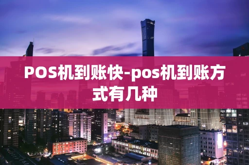 重庆POS机到账快-pos机到账方式有几种-第1张图片-点点富足