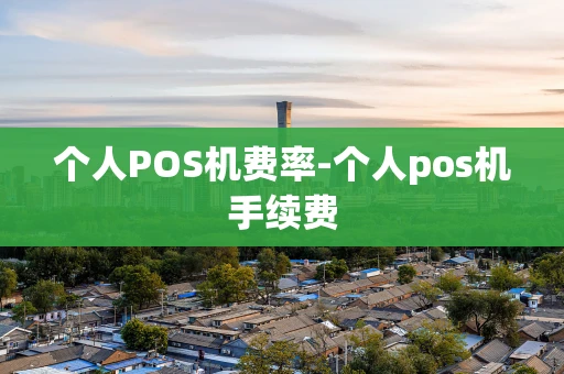重庆个人POS机费率-个人pos机手续费-第1张图片-点点富足
