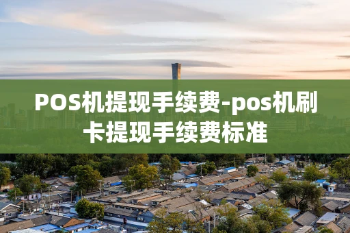重庆POS机提现手续费-pos机刷卡提现手续费标准-第1张图片-点点富足 重庆POS机提现手续费-pos机刷卡提现手续费标准-第1张图片-点点富足