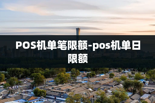 重庆POS机单笔限额-pos机单日限额-第1张图片-点点富足