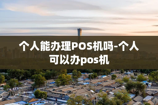 重庆个人能办理POS机吗-个人可以办pos机-第1张图片-点点富足