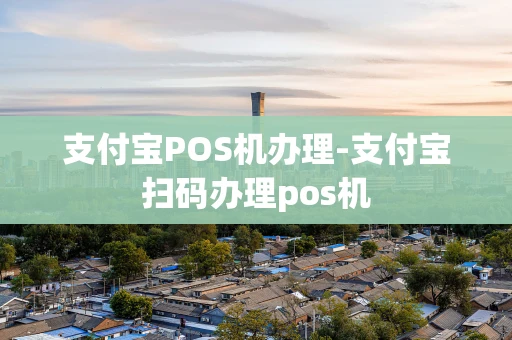 重庆支付宝POS机办理-支付宝扫码办理pos机-第1张图片-点点富足
