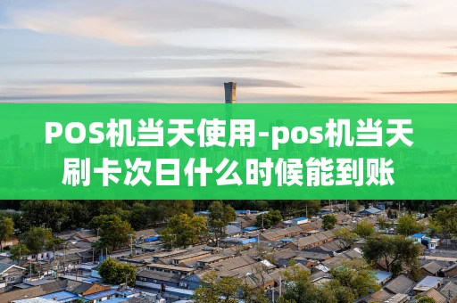 重庆POS机当天使用-pos机当天刷卡次日什么时候能到账-第1张图片-点点富足 重庆POS机当天使用-pos机当天刷卡次日什么时候能到账-第1张图片-点点富足