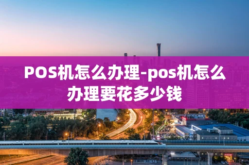 重庆POS机怎么办理-pos机怎么办理要花多少钱-第1张图片-点点富足