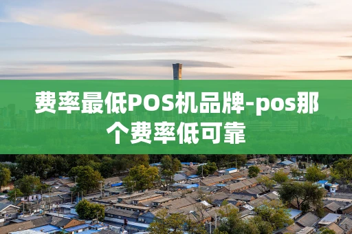 重庆费率最低POS机品牌-pos那个费率低可靠-第1张图片-点点富足