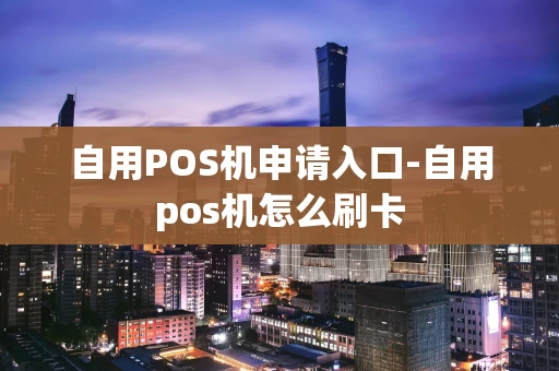 重庆自用POS机申请入口-自用pos机怎么刷卡-第1张图片-点点富足