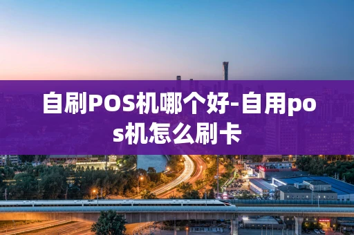 重庆自刷POS机哪个好-自用pos机怎么刷卡-第1张图片-点点富足