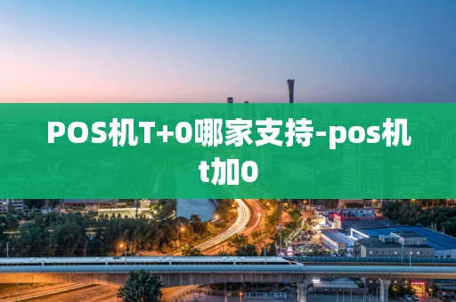 重庆POS机T+0哪家支持-pos机t加0-第1张图片-点点富足