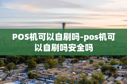 重庆POS机可以自刷吗-pos机可以自刷吗安全吗-第1张图片-点点富足